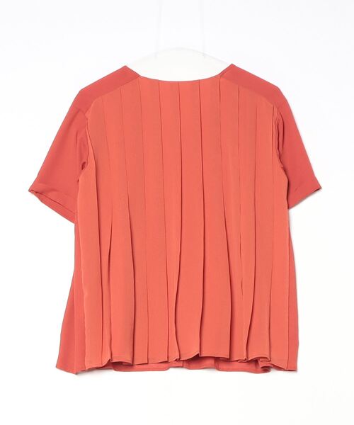 [UNITED TOKYO] короткий рукав блуза 1 orange женский 
