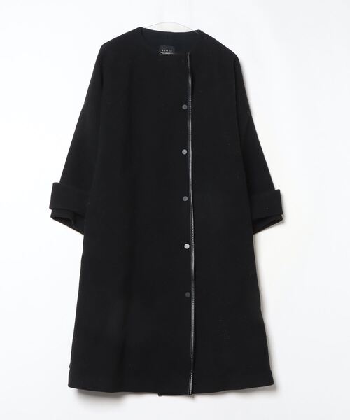 UNITED TOKYO（ユナイテッドトウキョウ） ノーカラーコート 1 ブラック