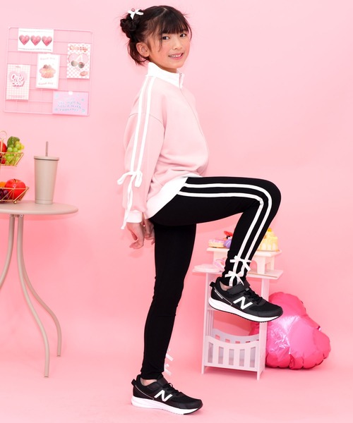 Bee des Bee レギンス スパッツ ラインリボンレギンス キッズ 子供