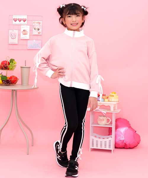 Bee des Bee レギンス スパッツ ラインリボンレギンス キッズ 子供