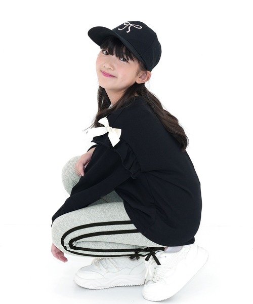 Bee des Bee レギンス スパッツ ラインリボンレギンス キッズ 子供