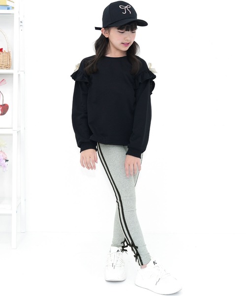 Bee des Bee レギンス スパッツ ラインリボンレギンス キッズ 子供