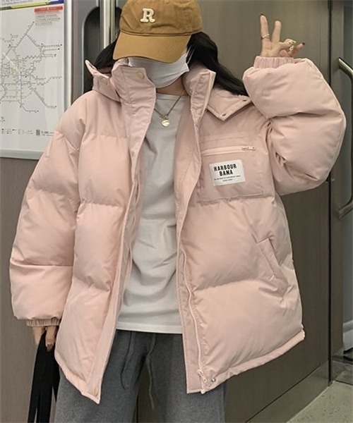 FREE STYLISTS ダウンコート ダウンジャケット フード付きダウン