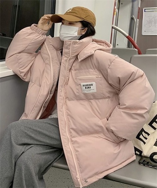 FREE STYLISTS ダウンコート ダウンジャケット フード付きダウン