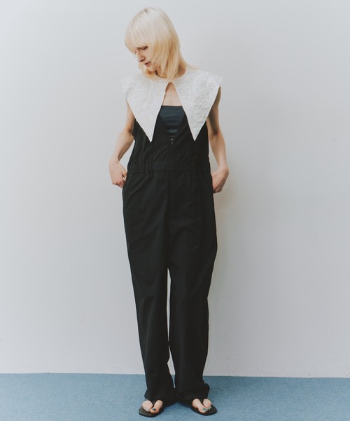 新品未使用　アニュアンス　フロントデザインオールインワン　フリーサイズ u♡専用アニュアンス anuansフロントデザインオールインワン （BLACK）