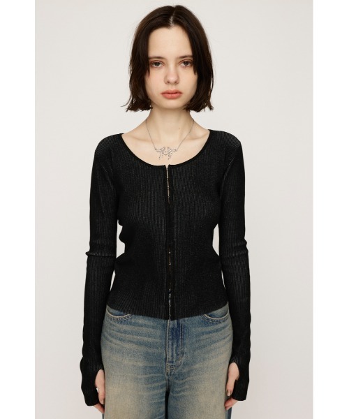 SLY tシャツ FRONT HOOK RIB TOPS フロントホック リブ トップス