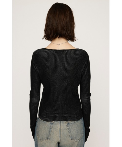 SLY tシャツ FRONT HOOK RIB TOPS フロントホック リブ トップス