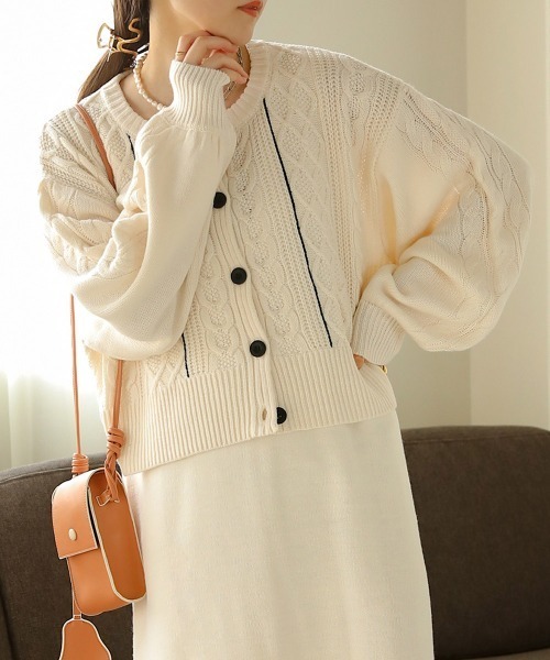 「Bab」 コンビワンピース FREE アイボリー レディース_画像2