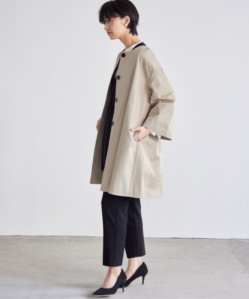 Callarus ノーカラーコート コート 「入学式・卒業式・フォーマル