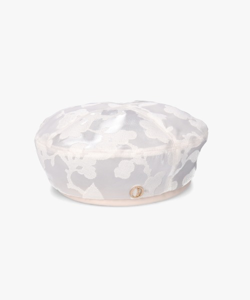 Chapeau d' O 帽子 ベレー帽 EMB Sheer Beret / シャポードオー