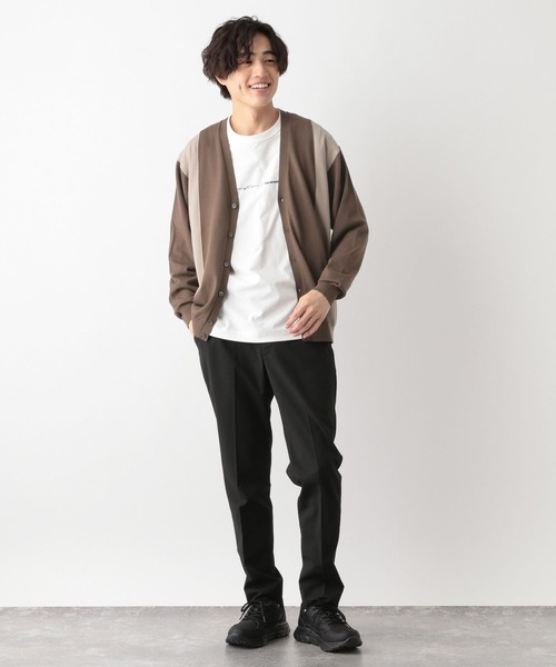 ニット　カーディガン　リラックス　ブラック ニット カーディガン リラックス ブラック