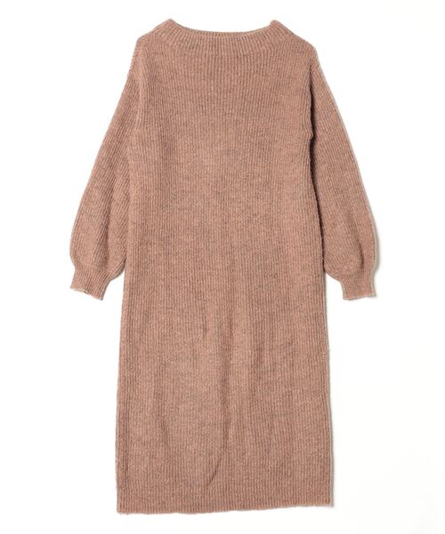 「KBF」 ニットワンピース ONE SIZE ベージュ レディース_画像2