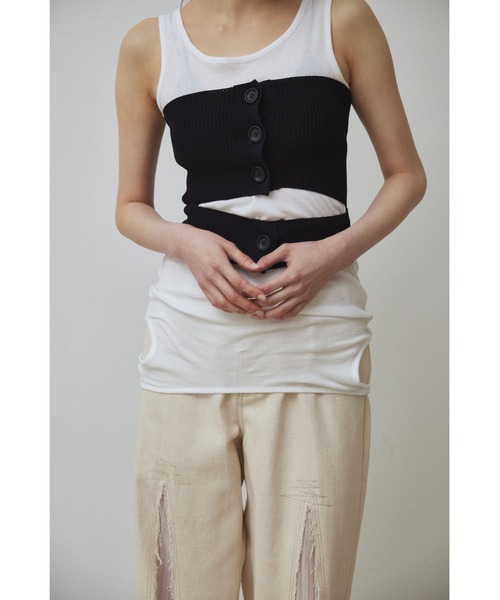 ニット セーター 「Abor」Knit Bustier/ニットビスチェ レディース Abor ニット セーター 「Abor」Knit Bustier/ニットビスチェ