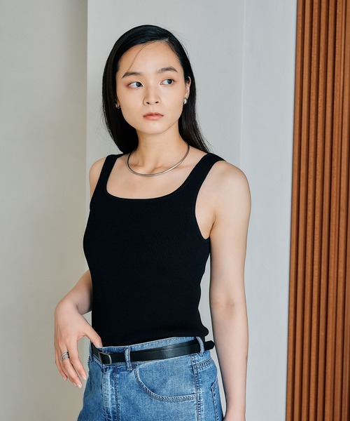 完売品　libjoieタンクトップ WISH FOR EVER タンクトップ ノースリーブ BICOLOR LIB TANK TOP