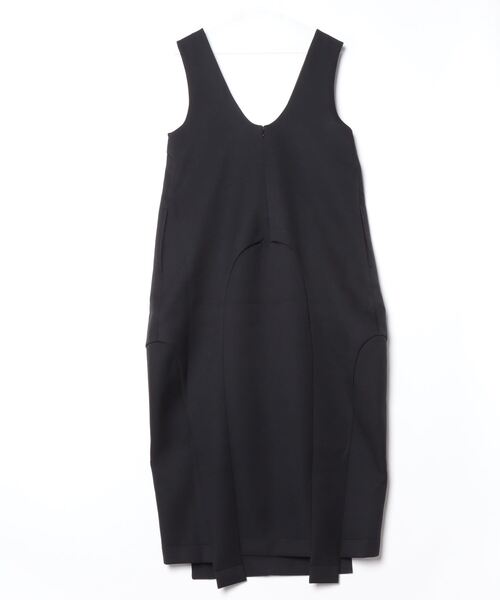 UN3D ノースリーブ ワンピース ブラック/カーキ　36 UN3D. 「UN3D.」 ノースリーブワンピース 36 カーキ レディース