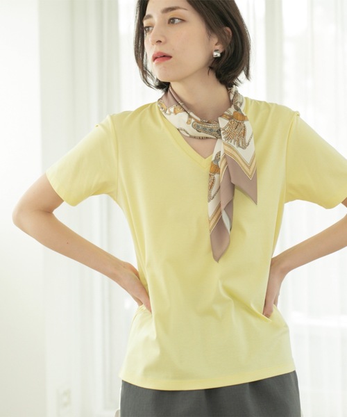 OPAQUE.CLIP tシャツ 「5色展開/SS-LLサイズ」Vネックベーシック