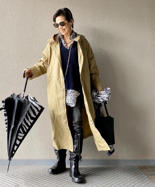 RIVE DROITE（リヴドロワ） モッズコート FREE ネイビー レディース