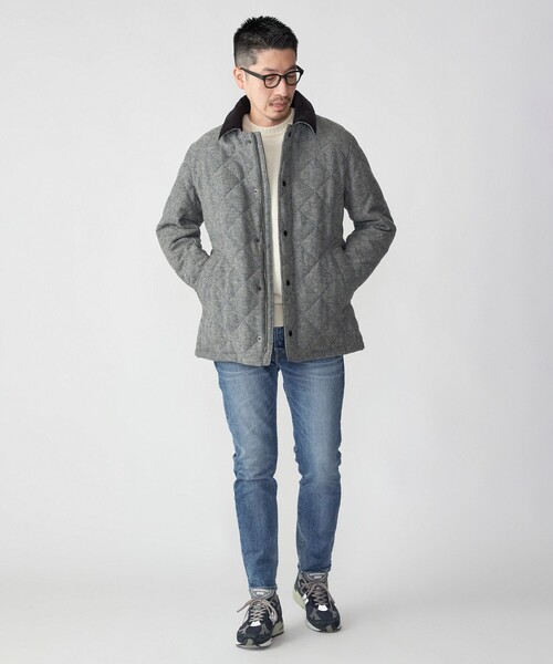 SHIPS（シップス） ステンカラーコート LARGE ネイビー メンズ