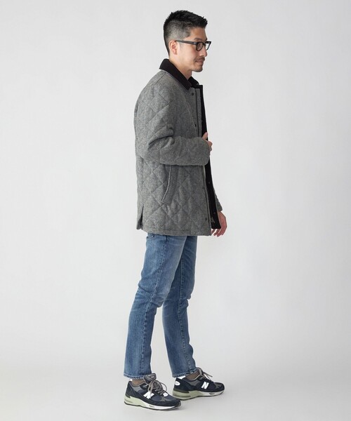 SHIPS（シップス） ステンカラーコート LARGE ネイビー メンズ