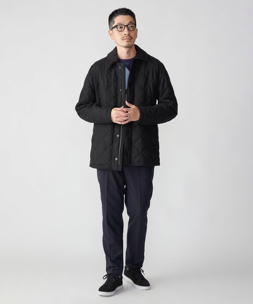 SHIPS（シップス） ステンカラーコート LARGE ネイビー メンズ