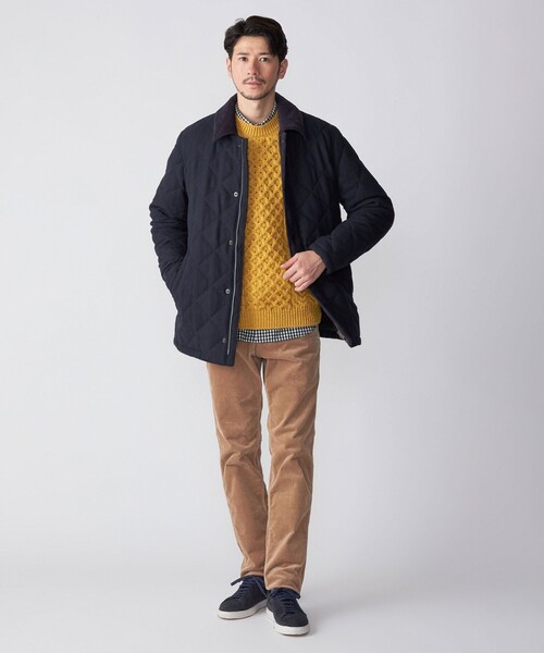 SHIPS（シップス） ステンカラーコート LARGE ネイビー メンズ