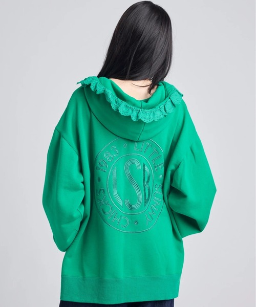 パーカー littlesunnybite/リトルサニーバイト/lacy-logo-hoodie レディース メンズ
