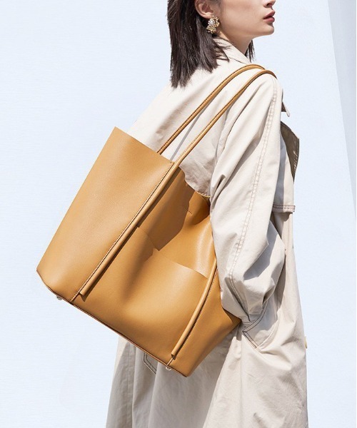 トートバッグ 「 NiiNa / ニーナ 」高品質牛革 大容量 レザートート