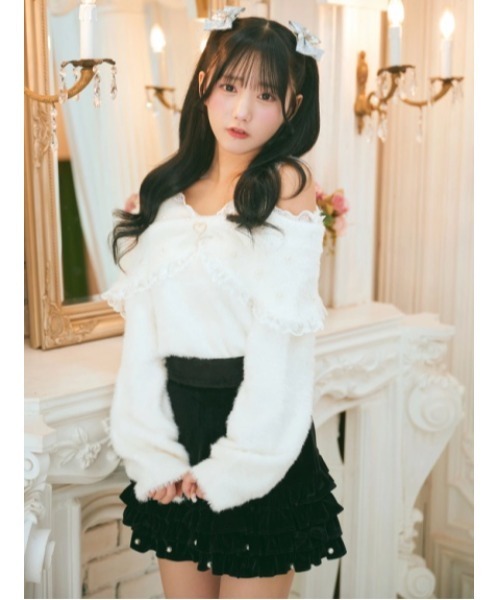 Ank Rouge まとめ売り 9点 Ank Rouge（アンクルージュ） パンツ ベロアフリルスカパン レディース