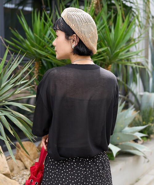 FREAK'S STORE（フリークスストア） ニット セーター シアーロゴニット