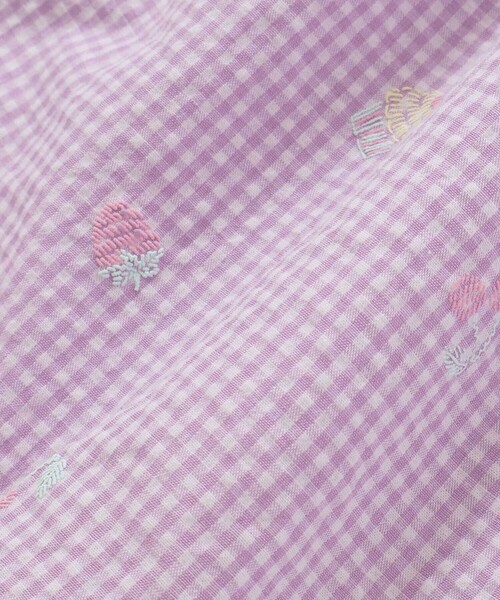 SLAP SLIP ブラウス シャツ 「お揃い」カラフルスイーツ刺しゅう