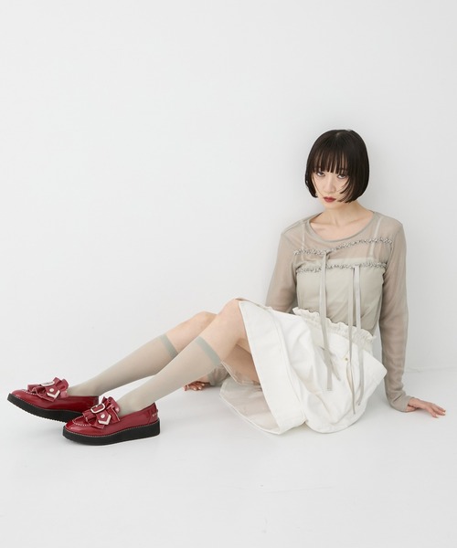 HOUGA（ホウガ） tシャツ 「HOUGA/ホウガ」「STUDIOUS別注」SHEER