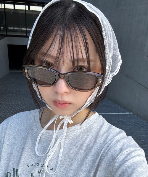 即日発送eyeellike21AWグレー フェイクファー 耳あて　y2k 00s フェイク レザー 耳あて付き キャップ レディース ファー 秋冬