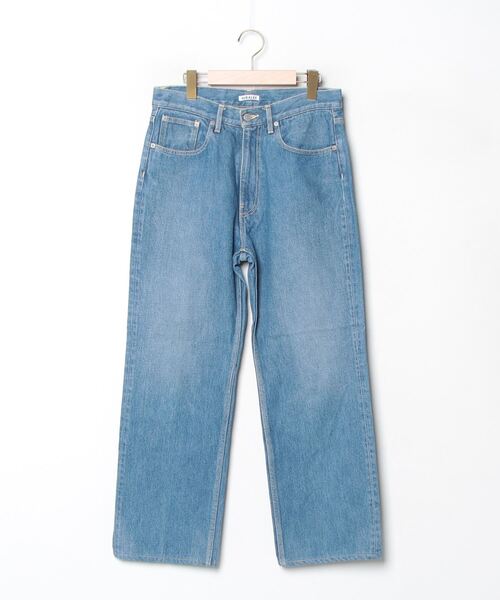 AURALEE 「AURALEE」 加工デニムパンツ 30 ブルー メンズ