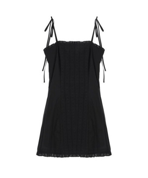 NOT YOUR ROSE ワンピース 「NOTYOURROSE」Lace frill mini