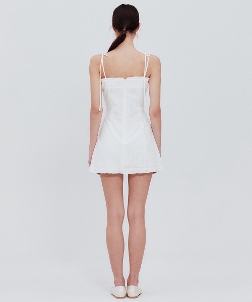 NOT YOUR ROSE ワンピース 「NOTYOURROSE」Lace frill mini