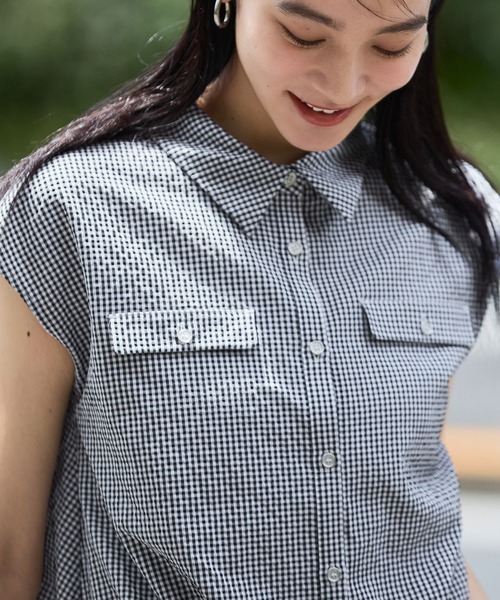 kupla フレンチスリーブ　ブラウス 2025春夏シーズン kupla フレンチスリーブ ブラウス 2025春夏シーズン