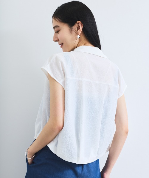 kupla フレンチスリーブ　ブラウス 2025春夏シーズン kupla フレンチスリーブ ブラウス 2025春夏シーズン