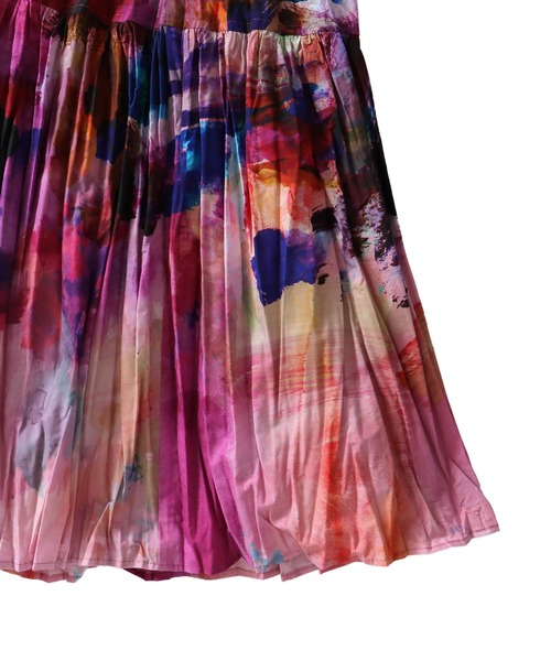 STUMBLY（スタンブリー） スカート STUMBLY / Crushed Art Print Skirt