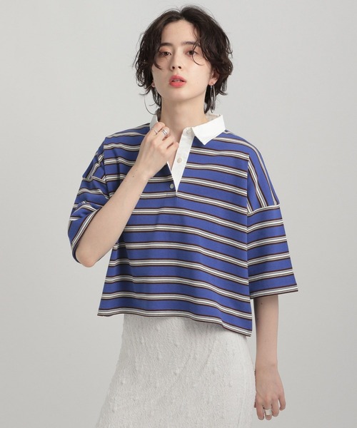George's tシャツ ボーダーラガーシャツ レディース : ZOZOTOWN Yahoo
