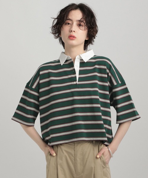 George's tシャツ ボーダーラガーシャツ レディース : ZOZOTOWN Yahoo