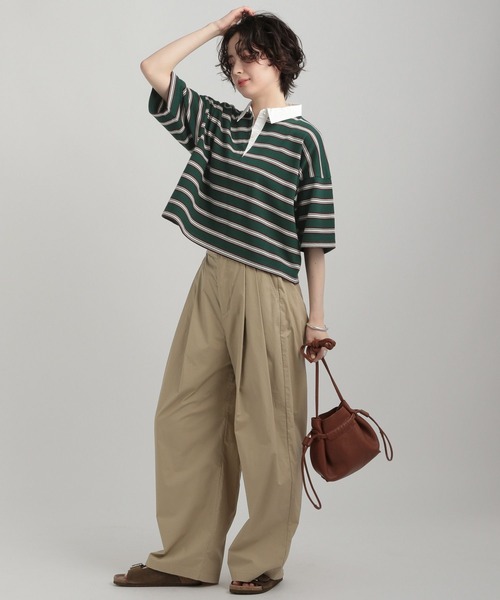 George's tシャツ ボーダーラガーシャツ レディース : ZOZOTOWN Yahoo