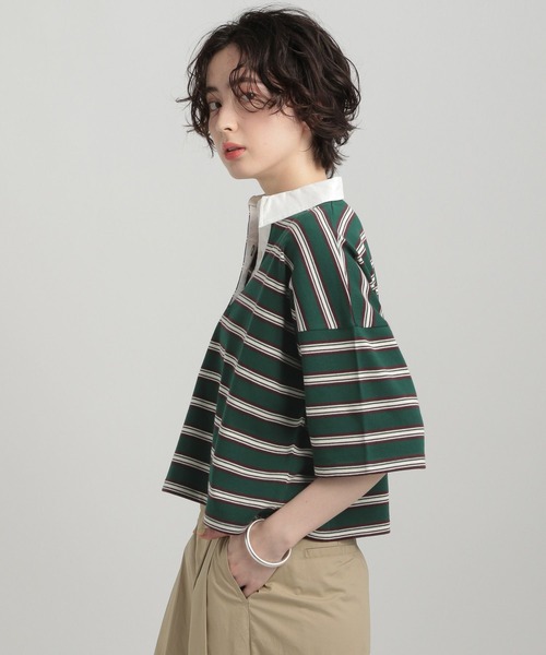 George's tシャツ ボーダーラガーシャツ レディース : ZOZOTOWN Yahoo