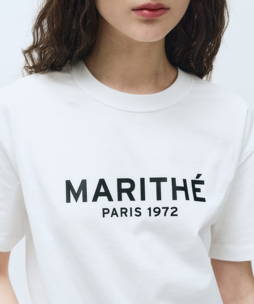 【Marithe+Francois Girbaud】関税/送料込み REGULAR LOGO TEE MARITHE + FRANCOIS GIRBAUD tシャツ W REGULAR LOGO TEE