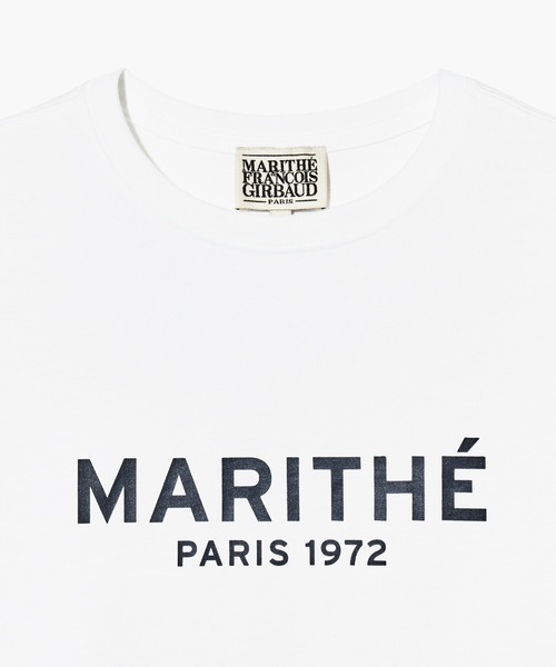 Tシャツ・カットソー Marithe + Francois Girbaud W BASIC TEE white Marithe☆W BASIC TEE （4color） (Marithe + Francois Girbaud