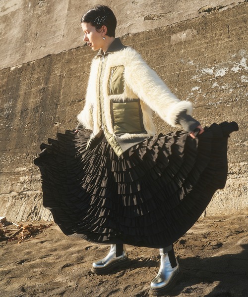 OMMO（オーエムエムオー） ブルゾン アウター SHAGGY KNIT BZ