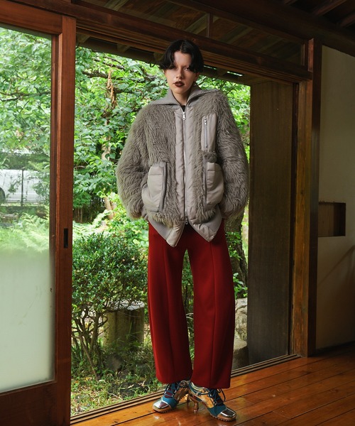 OMMO（オーエムエムオー） ブルゾン アウター SHAGGY KNIT BZ