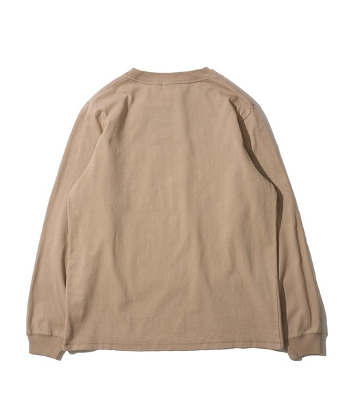 「Goodwear」 長袖Tシャツ MEDIUM グレイッシュベージュ メンズ