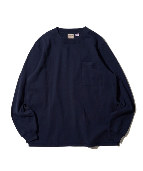 「Goodwear」 長袖Tシャツ MEDIUM グレイッシュベージュ メンズ
