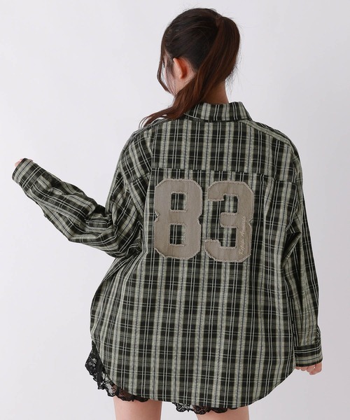 repipi armario（レピピアルマリオ） ブラウス シャツ BACKワッペン