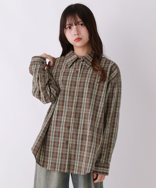 repipi armario（レピピアルマリオ） ブラウス シャツ BACKワッペン